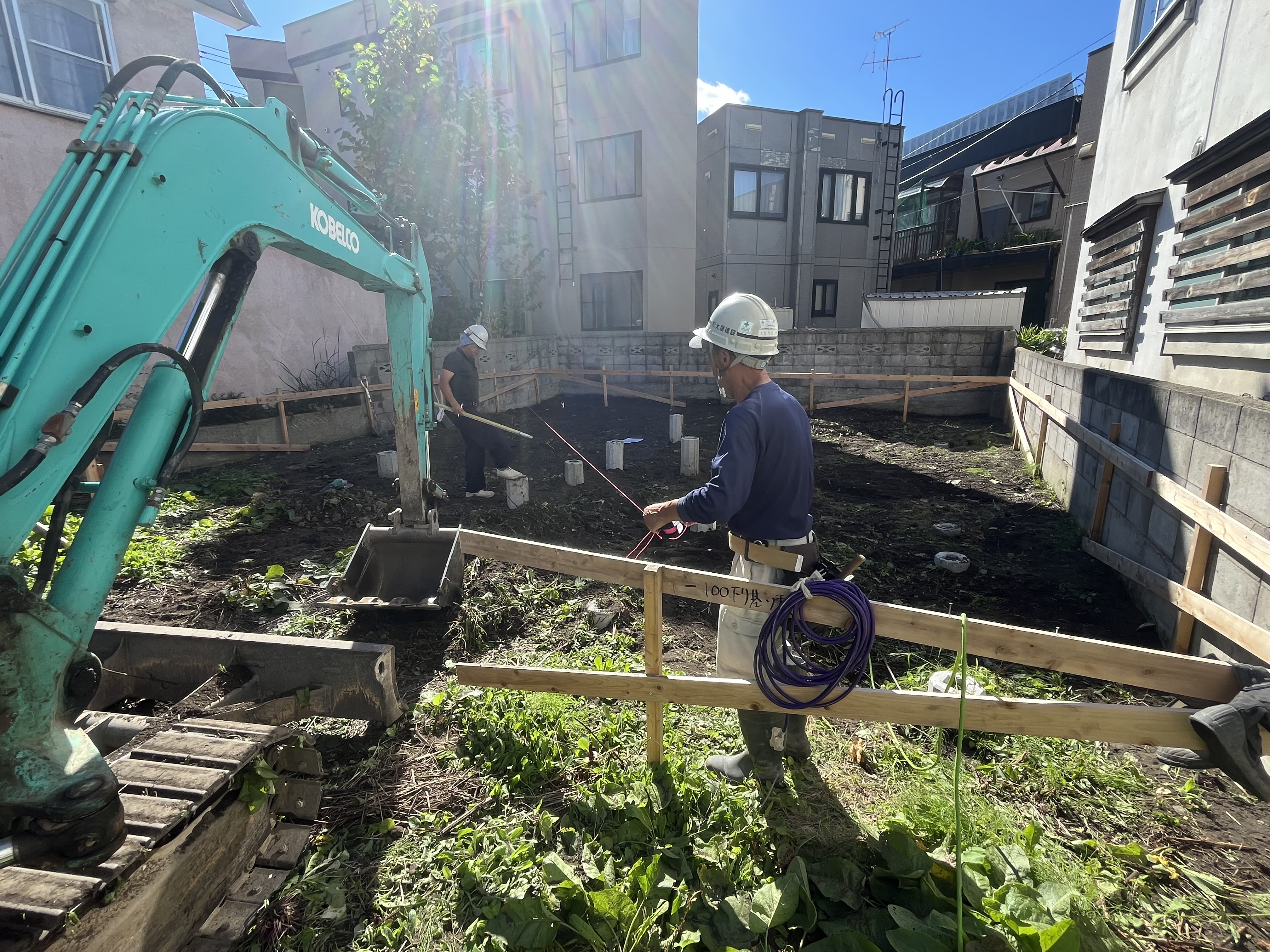 新築住宅の基礎工事が始まりました！ 画像