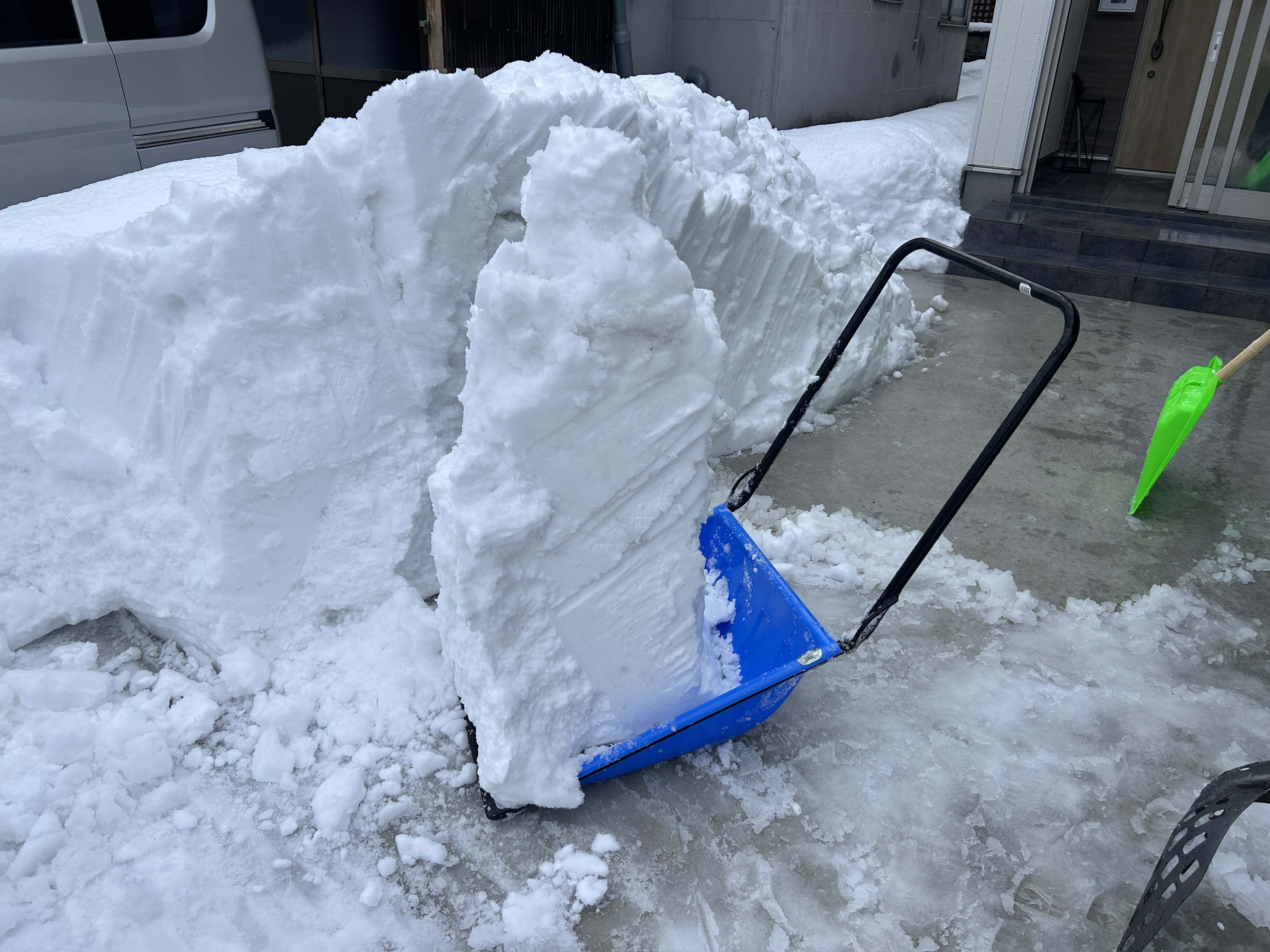 大雪と外国語との闘いでした。 画像